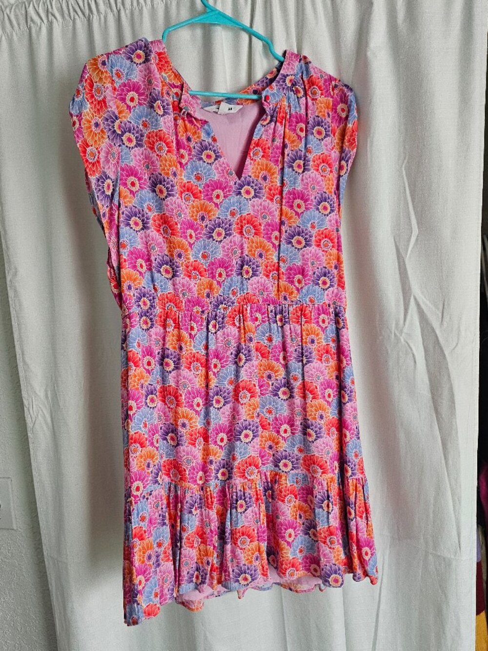 Steve Madden floral mini dress large